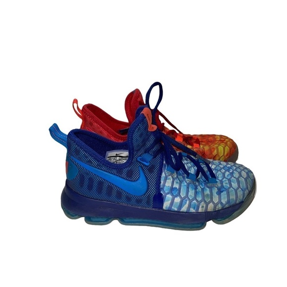 Nike Zoom KD Fire And Ice Boys Shoes Size 6Y - Picture 5 of 9